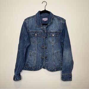 Premier International blue denim button-front jacket
